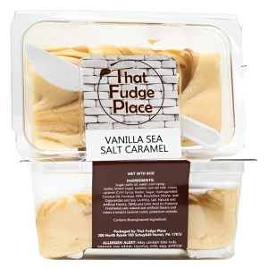 Vanilla Sea Salt Caramel Fudge
